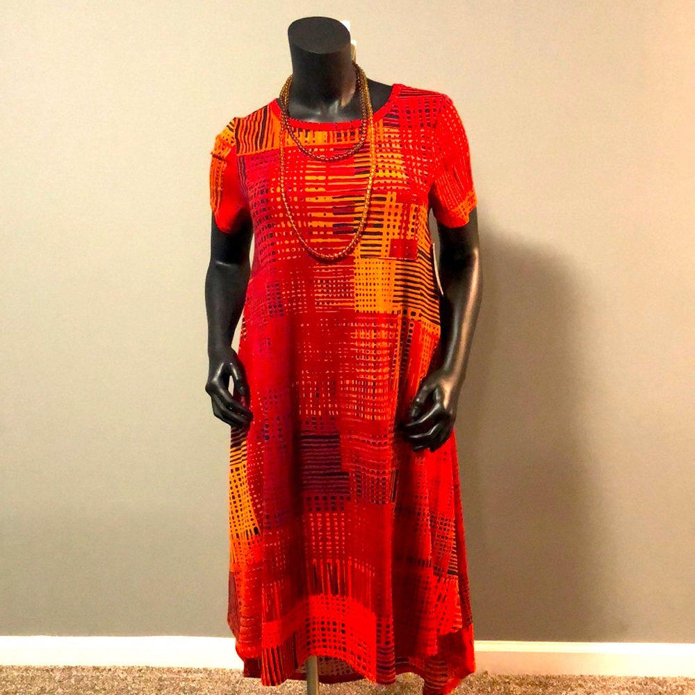 LuLaRoe Printed Casual Dress